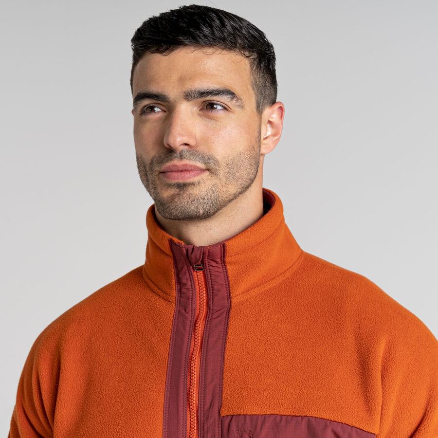 Orange Craghoppers Spindle Men's Sweaters | YUK591JC