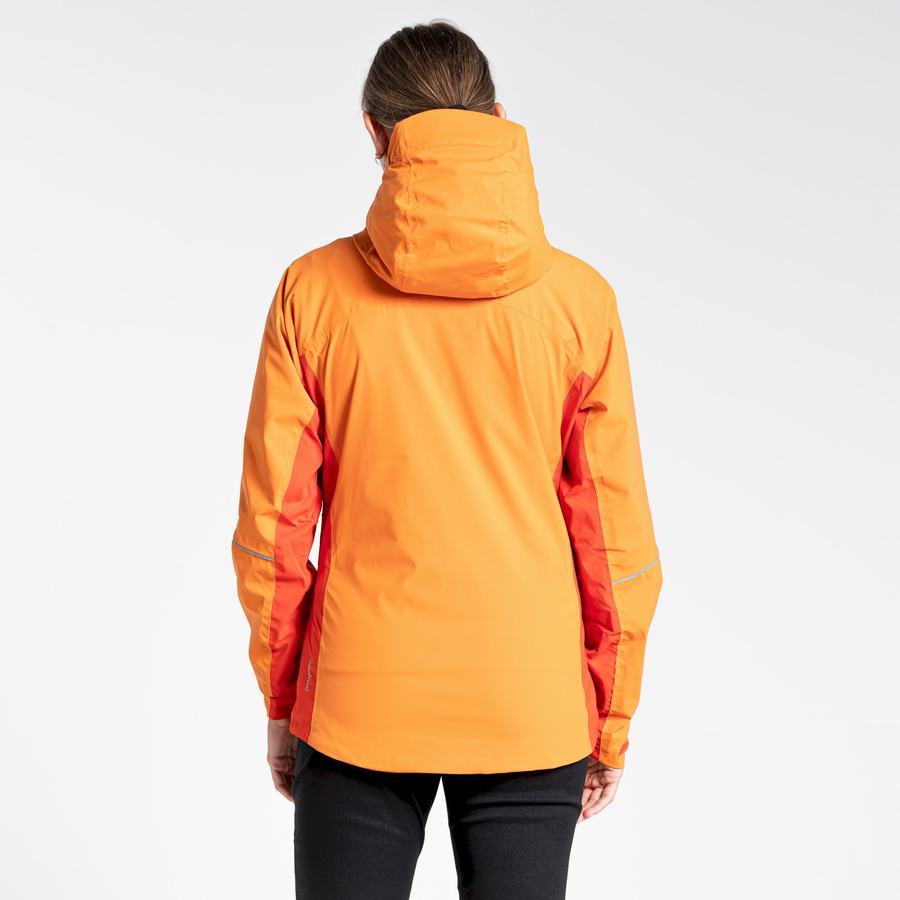 Orange Craghoppers Waterproof Dynamic Women's Jackets | BGY5711VS