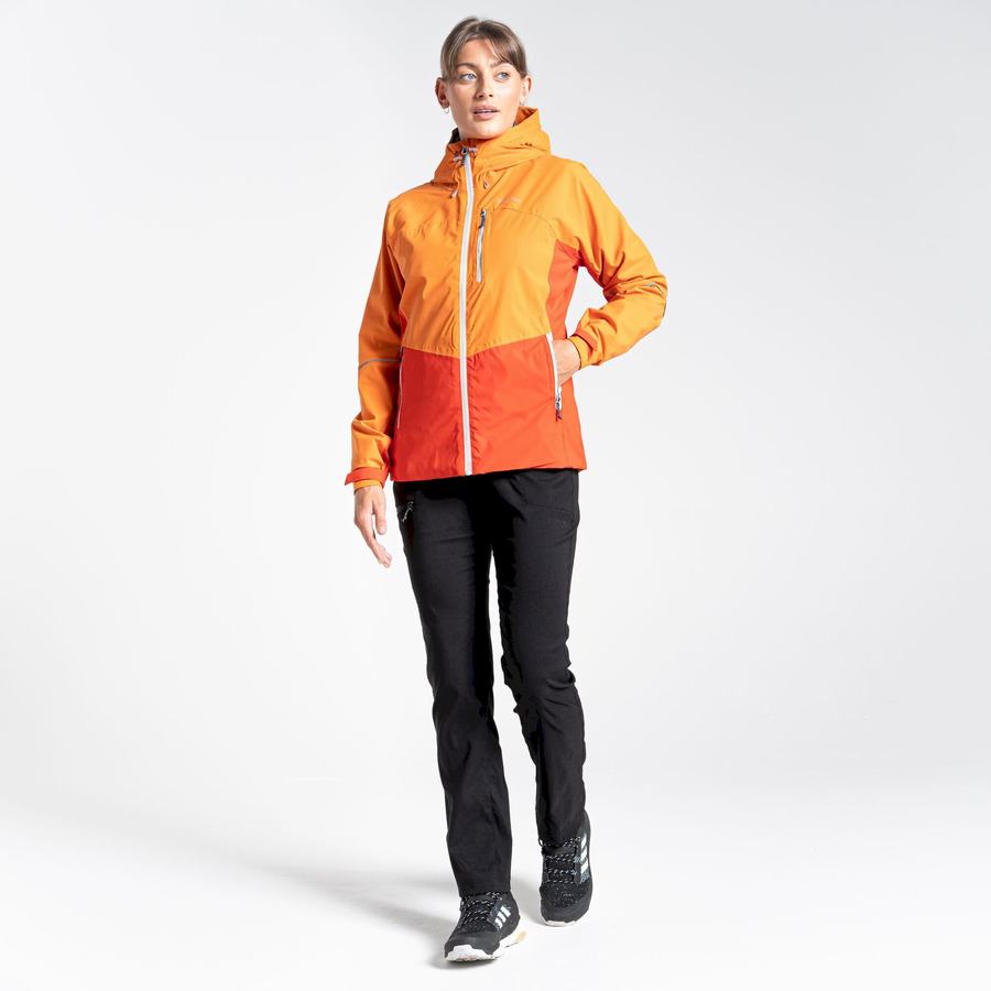 Orange Craghoppers Waterproof Dynamic Women's Jackets | BGY5711VS