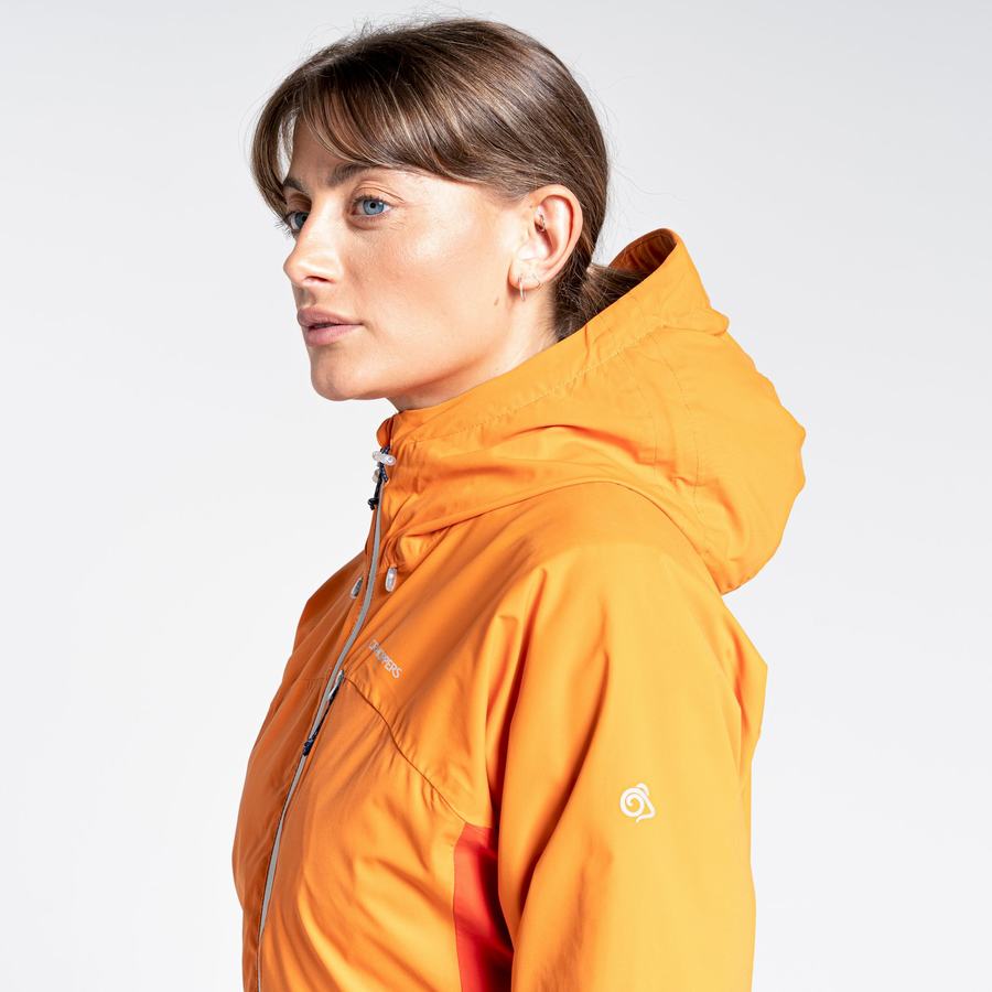 Orange Craghoppers Waterproof Dynamic Women's Jackets | BGY5711VS