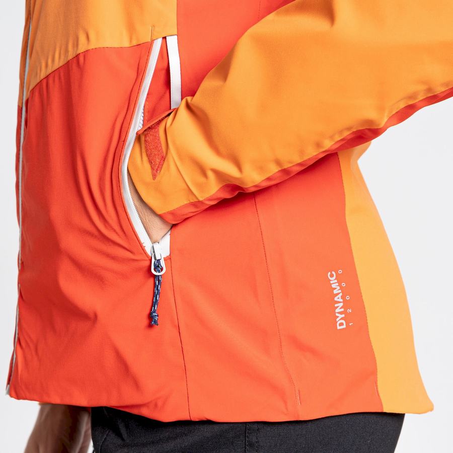 Orange Craghoppers Waterproof Dynamic Women's Jackets | BGY5711VS