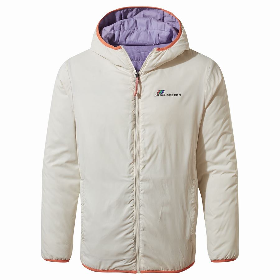 Purple Craghoppers Cameo CompressLite Hooded Men's Jackets | CEC5026FV