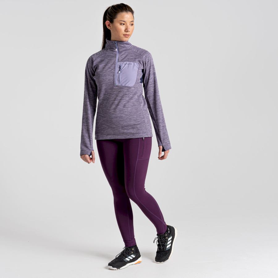 Purple Craghoppers Kiwi Pro Women's Leggings | PRS5962AC