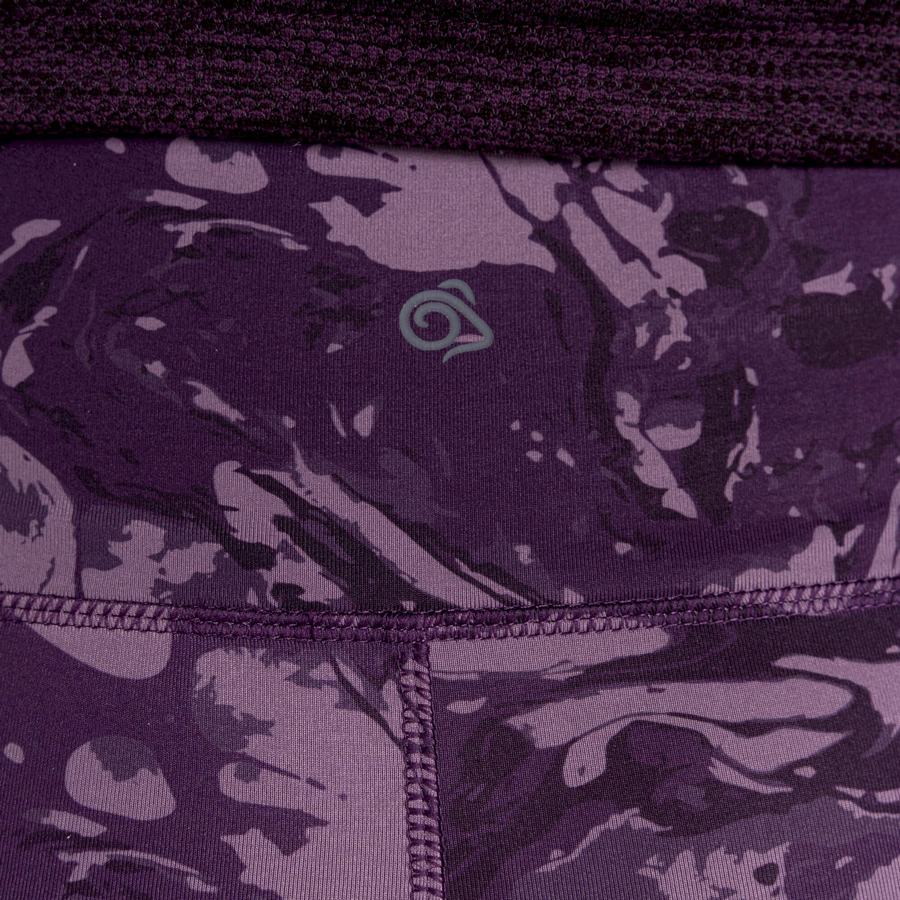 Purple Craghoppers Kiwi Thermal Women's Leggings | IEQ5382NO