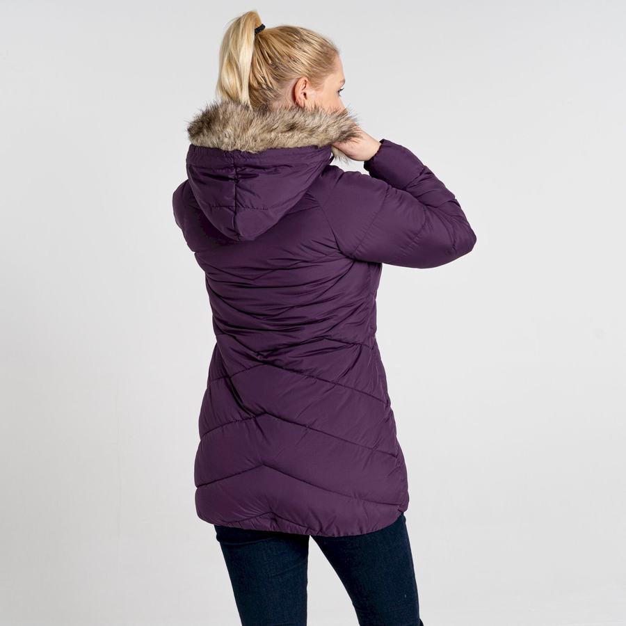 Purple Craghoppers Lisby Downlike Women's Jackets | AEY3195IL