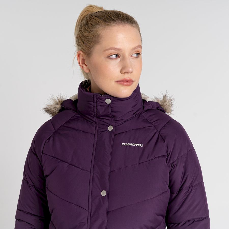 Purple Craghoppers Lisby Downlike Women's Jackets | AEY3195IL