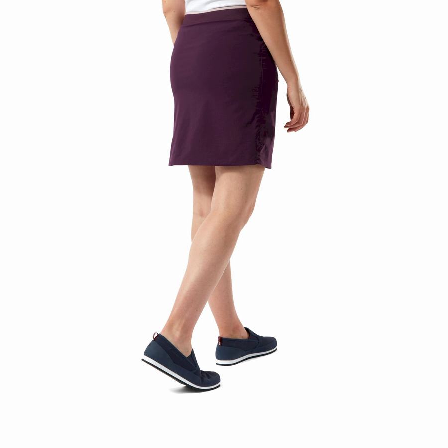 Purple Craghoppers NosiLife Pro Skort Women's Shorts | GMI780JY