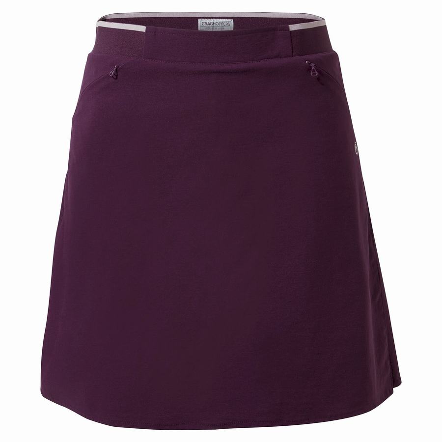 Purple Craghoppers NosiLife Pro Skort Women's Shorts | GMI780JY