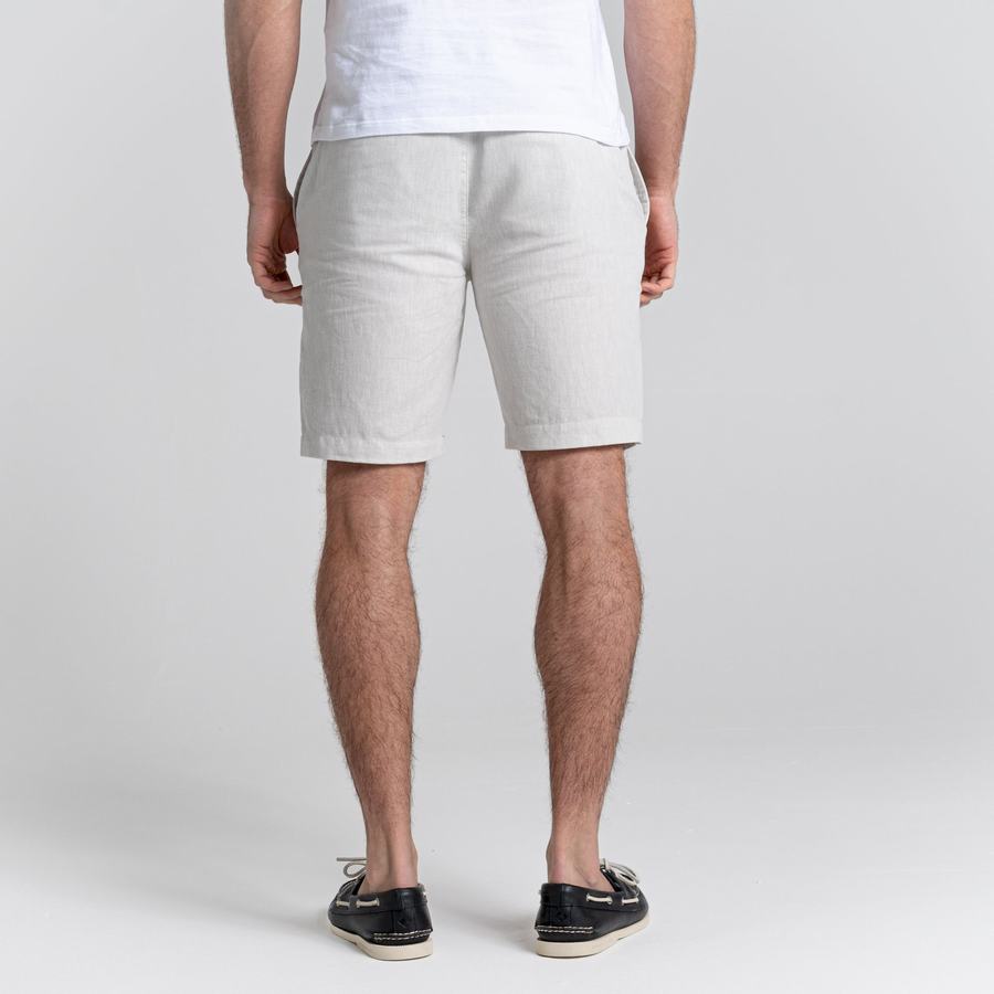 Silver Craghoppers Nosibotanical Buck Men's Shorts | QTE3572BK