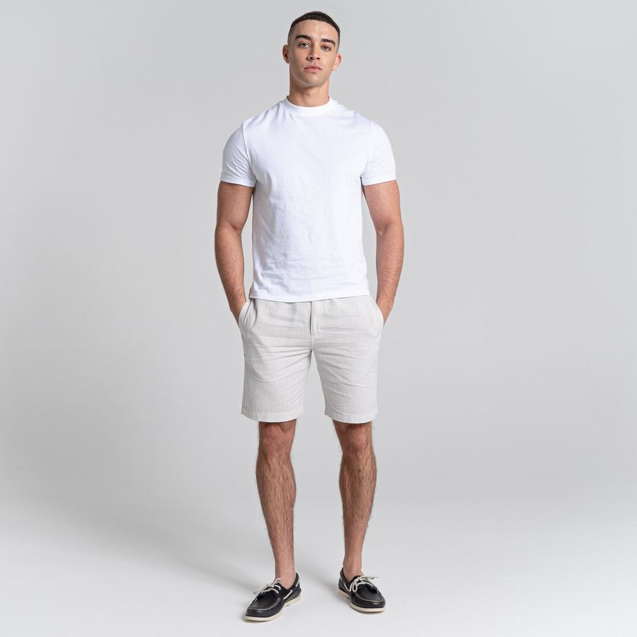 Silver Craghoppers Nosibotanical Buck Men's Shorts | QTE3572BK