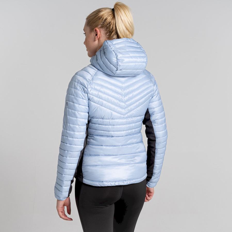 White Craghoppers ExpoLite Insulated Hooded Women's Jackets | STX2930LM