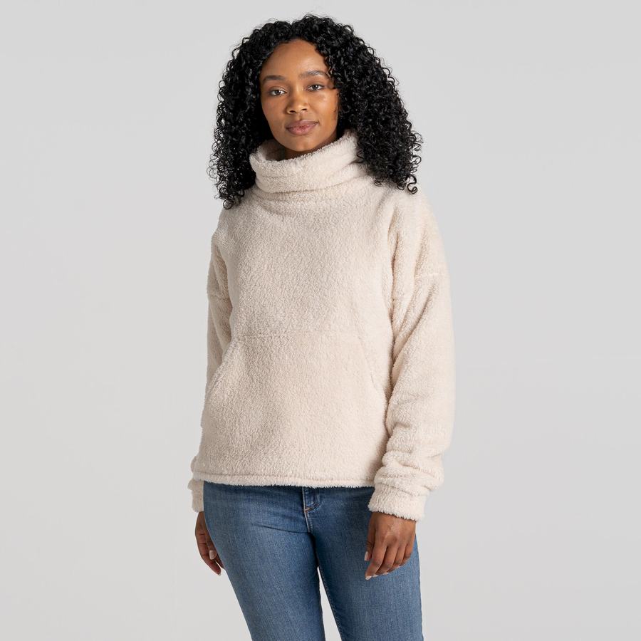 White Craghoppers Inessa Overhead Women's Sweaters | WZD713EG